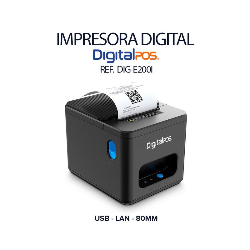 DIGITAL POS - IMPRESORA POS DIG-E200I USB LAN