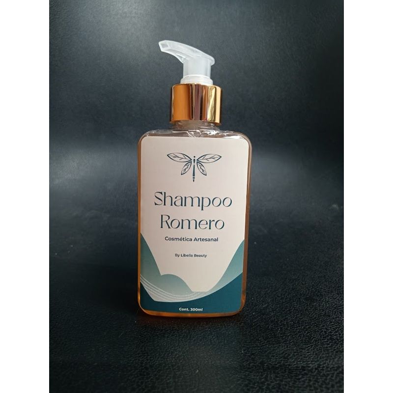 GENERICO - Shampoo natural de romero y menta  300ml