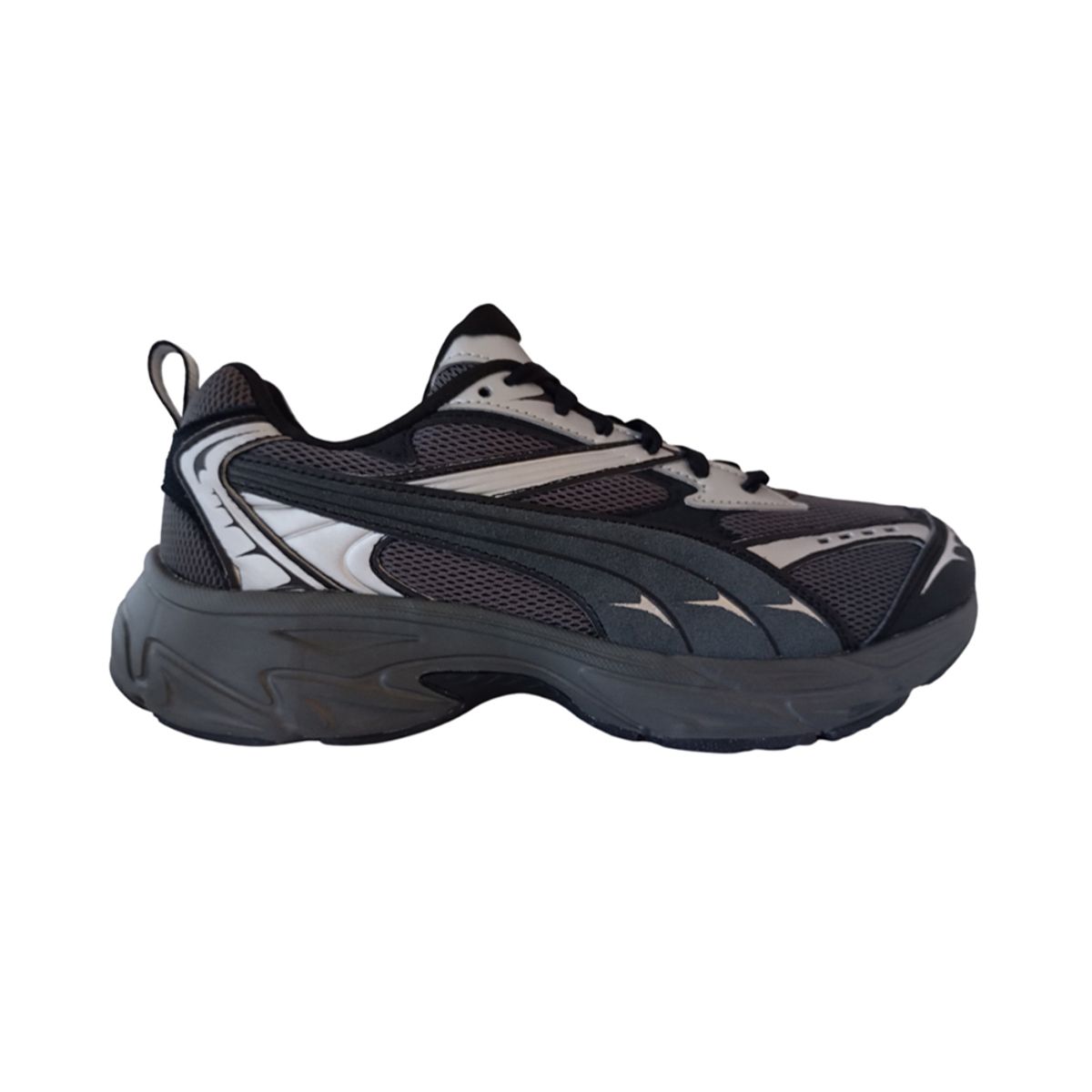 PUMA - Tenis Puma Morphic Retro Hombre-Gris