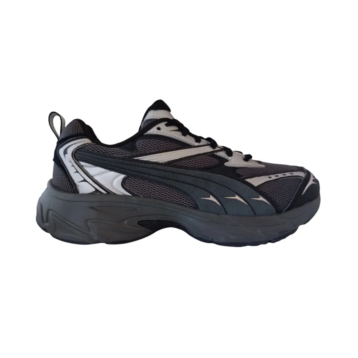 PUMA - Tenis Puma Morphic Retro Hombre-Gris