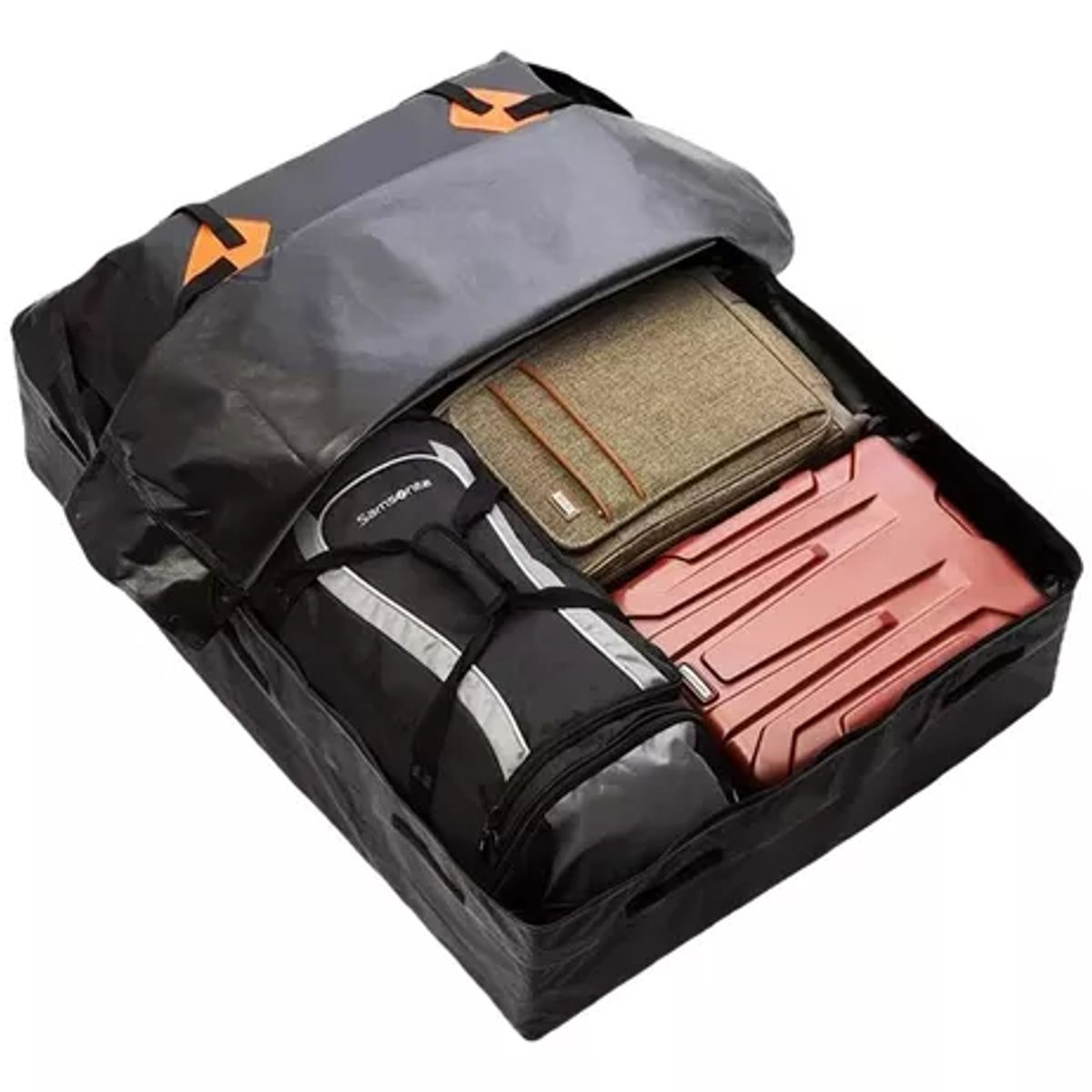 GENERICO - Portaequipaje Carga Techo Carro Bolsa Viaje Auto Impermeable