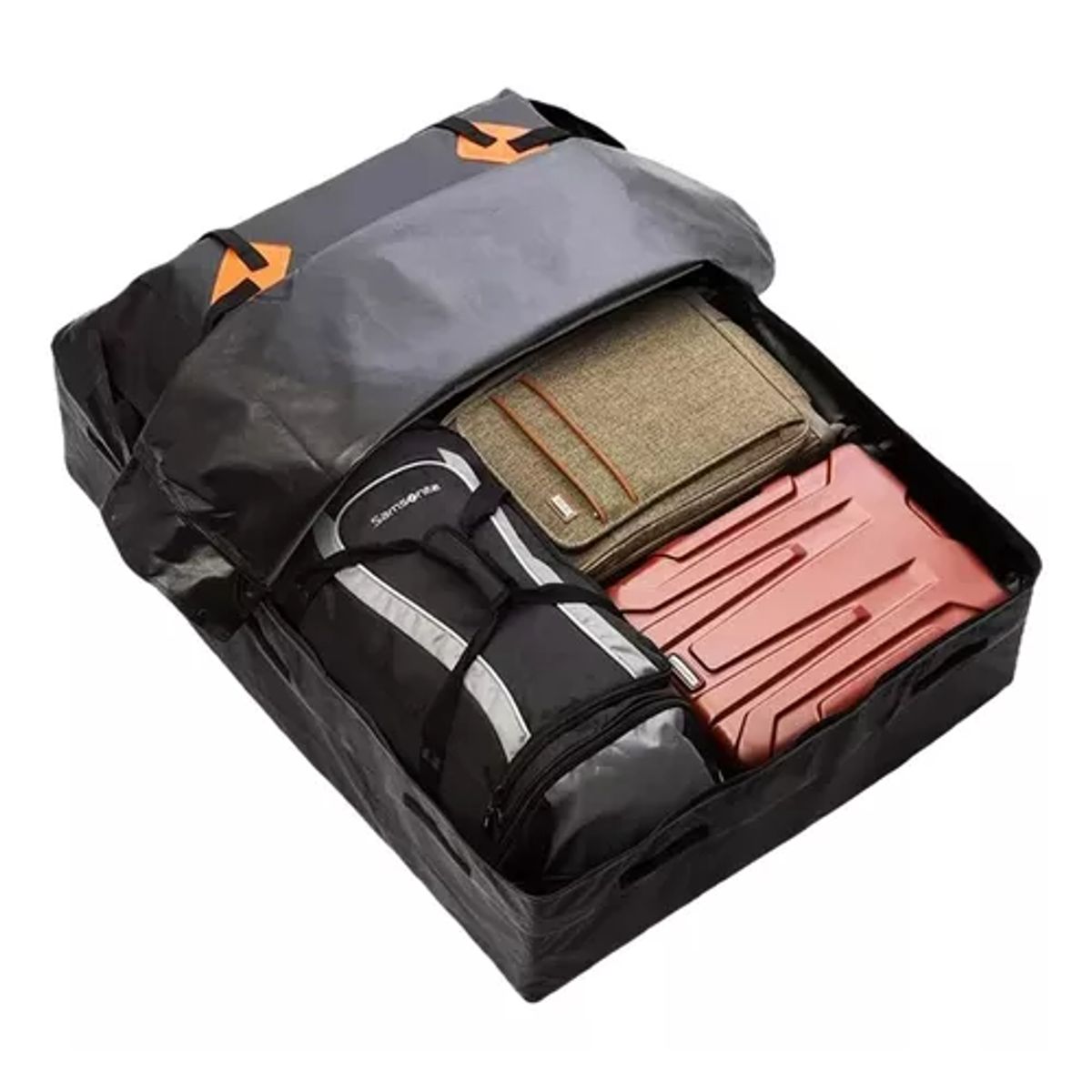 GENERICO - Portaequipaje Carga Techo Carro Bolsa Viaje Auto Impermeable