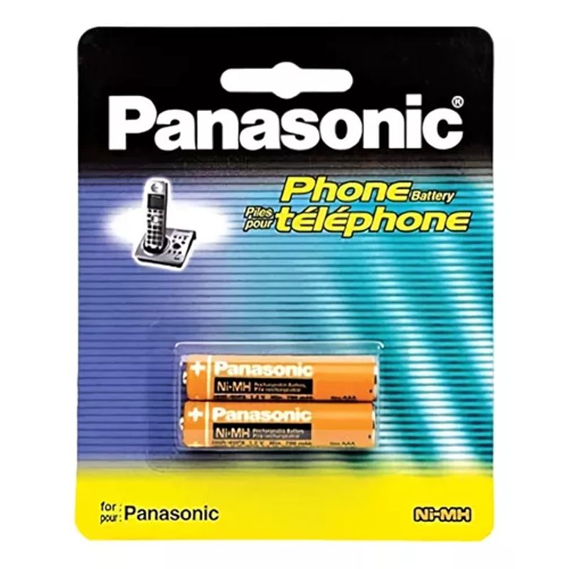 GENERICO - Bateria Pila Aaa Recargable Telefono Panasonic 12v 830mah