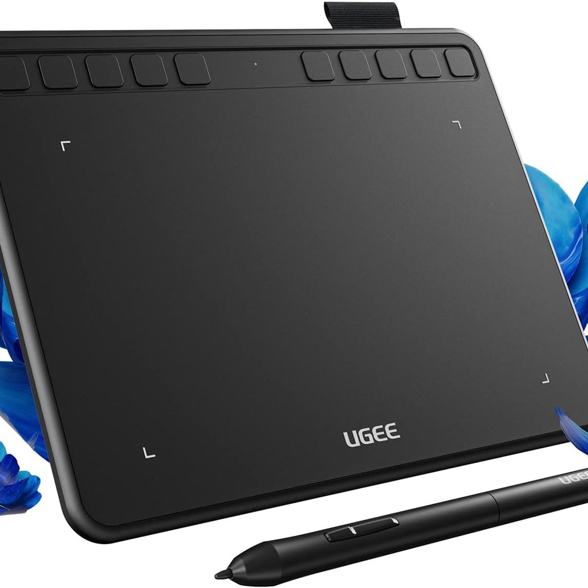 GENERICO - Tableta Dibujo Ugee S640 Lapiz Tableta Grafica Digital Negro