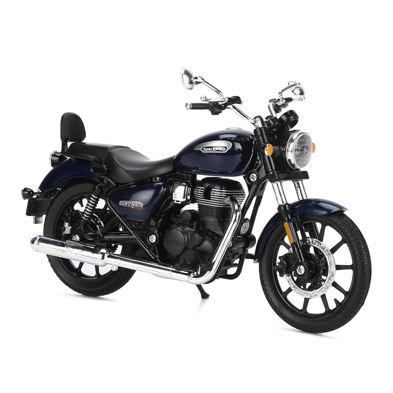 MAISTO - Royal Enfield Meteor 350 Modelo a Escala 1-12 - Stellar Blue
