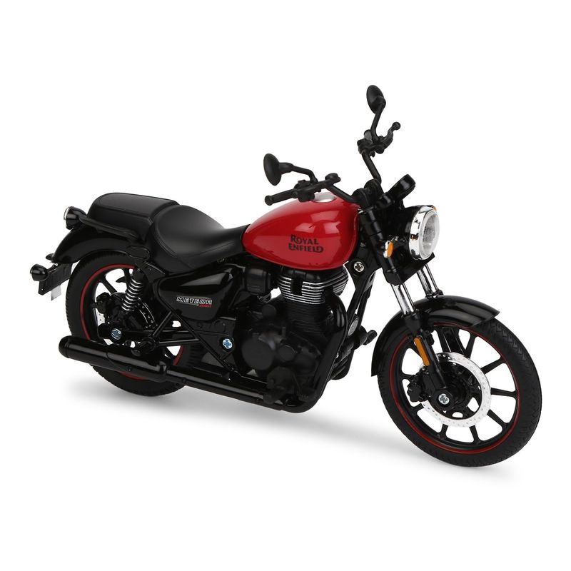 MAISTO - Royal Enfield Meteor 350 Modelo a Escala 1-12 Fireball  Red