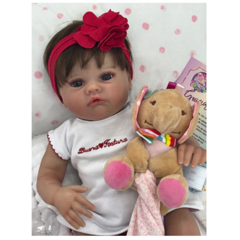 GENERICO - ❤ Bebe Reborn ❤ Alaia ❤ Moño Rojo❤