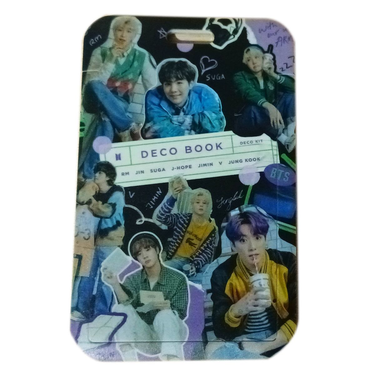 KPOP - Portacartas Plásticas Para Photocards Diseño OT7 Bts Kpop