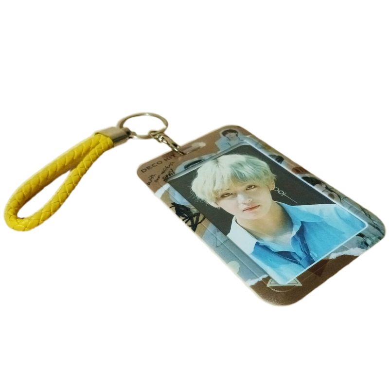 KPOP - Portacartas Plásticas Para Photocards Diseño V Bts Kpop