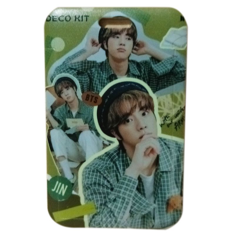 KPOP - Portacartas Plásticas Para Photocards Diseño Jin Bts Kpop