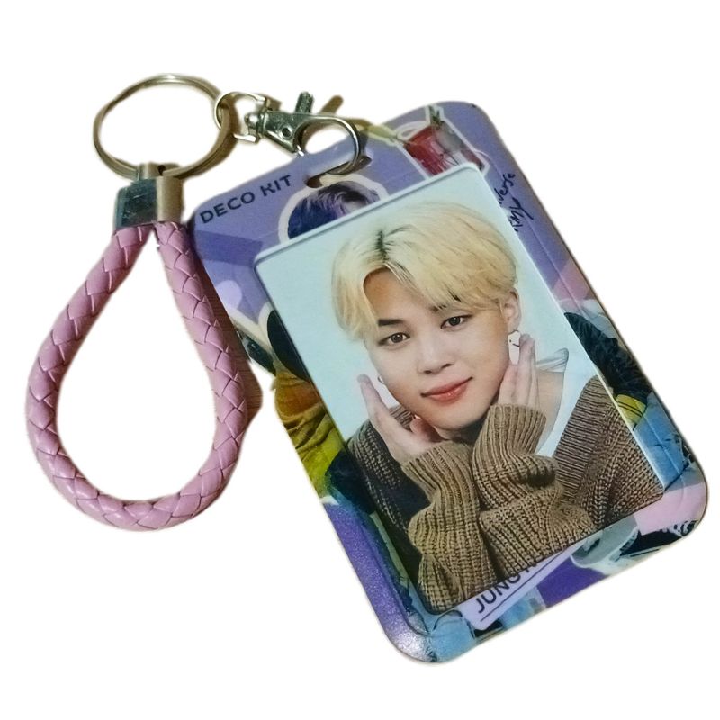 KPOP - Portacartas Plásticas Photocards Diseño Jungkook Bts Kpop