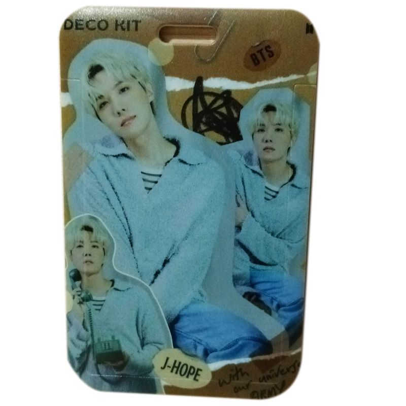KPOP - Portacartas Plásticas Para Photocards Diseño Jhope Bts Kpop