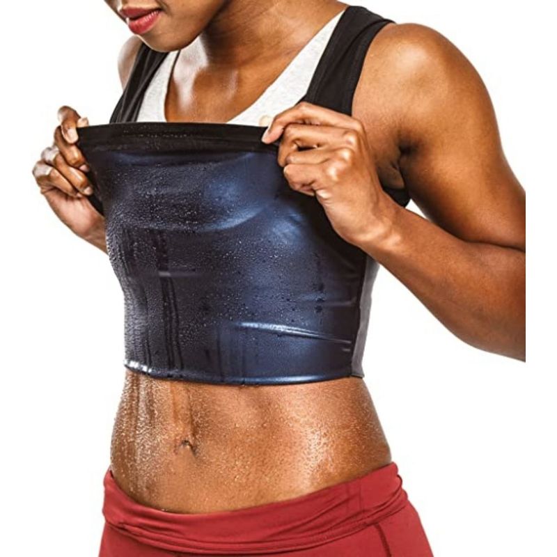 GENERICO - Faja Termo Reductora Chaleco Sudoracion thermotex Gimnasio Talla XL