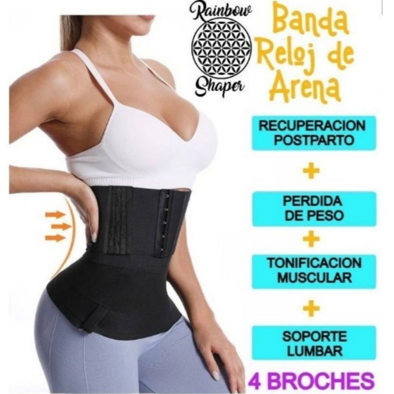 GENERICO - Faja Reloj De Arena Banda Moldeadora Reductora Adelgazante Comoda L
