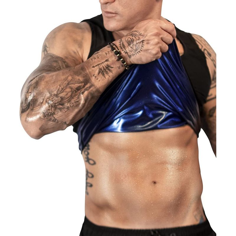 GENERICO - Faja Termica Reductora Osmotex Hombre Chaleco Body Shaper M