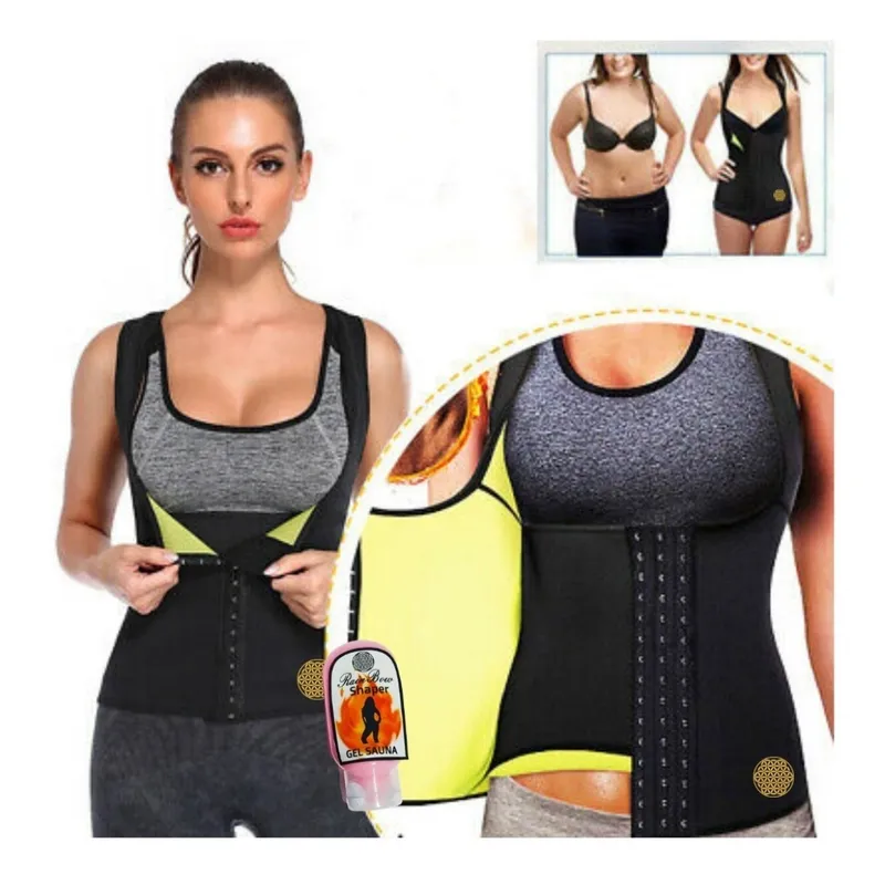 RAINBOW SHAPER - Faja Moldeadora Termoreductora Cinturilla Interna Broche Gel