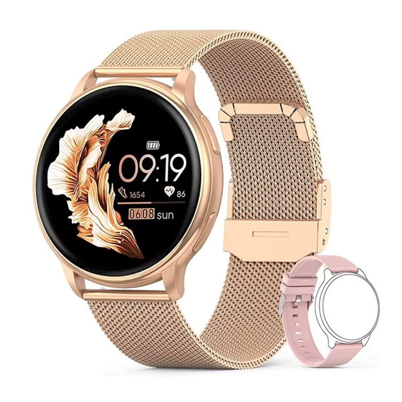GENERICO - Combo Smartwatch Reloj inteligente Mujer+Auriculares inalámbricos K58