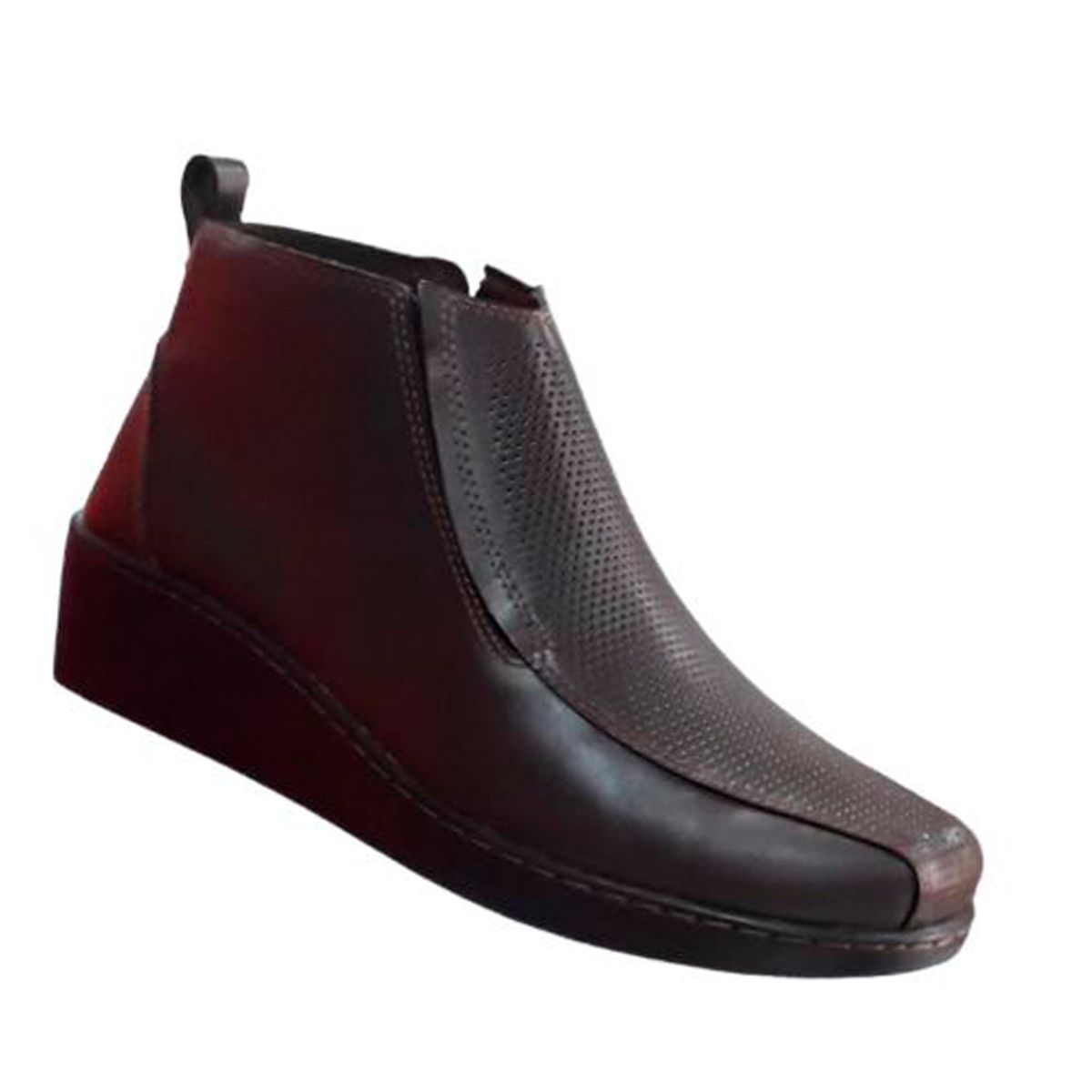 ROMULO - Botines Romulo Cuero Para Dama En Cuero Tacón Corrido