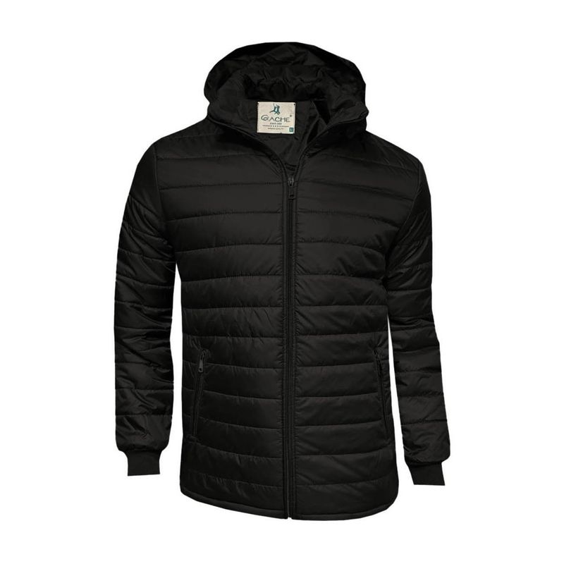 MODA EN CIRCUITO - Chaqueta Impermeable Negra Para Hombre