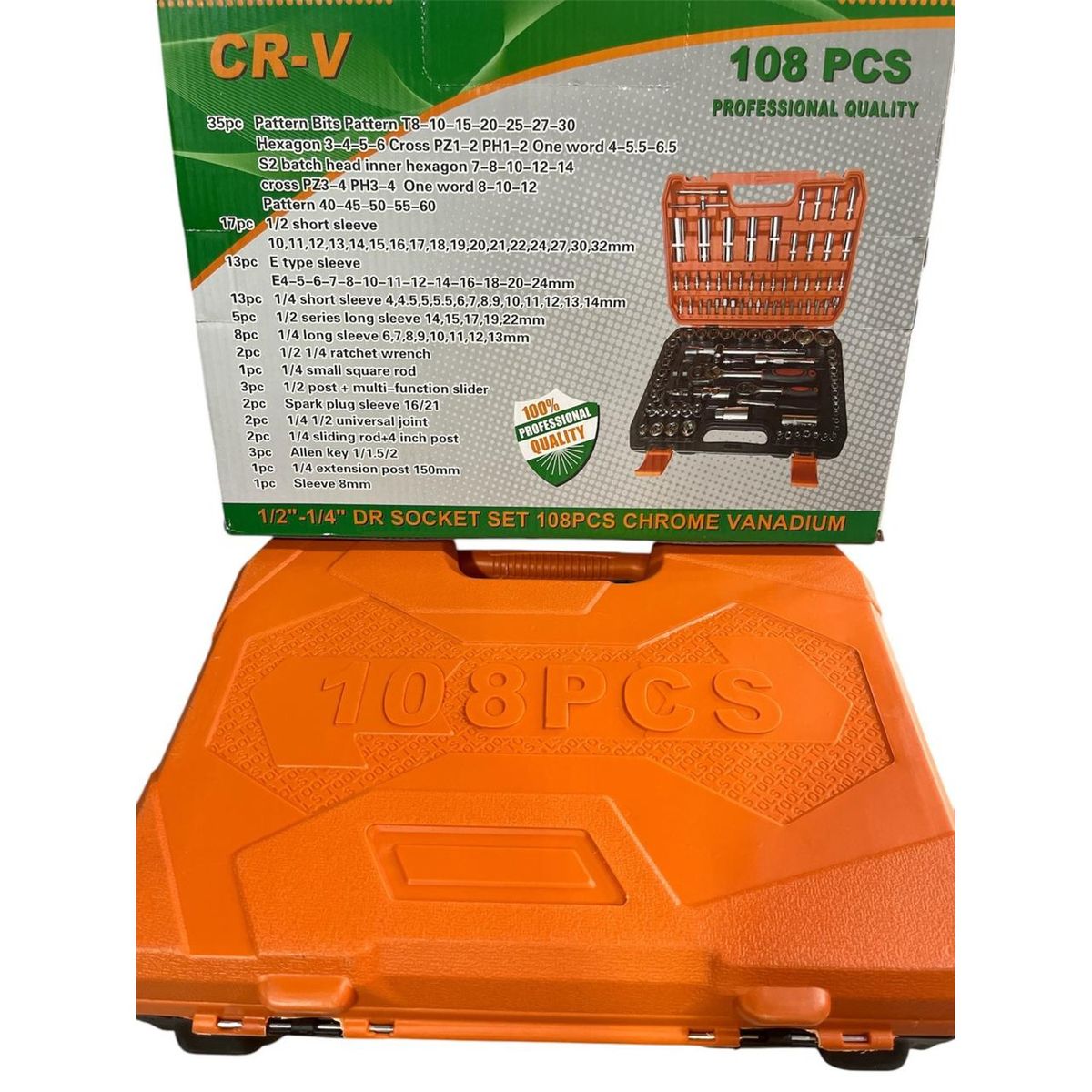 CHICAGO - Juegos De Dados Herramienta Reparación Automóviles 108 Pcs