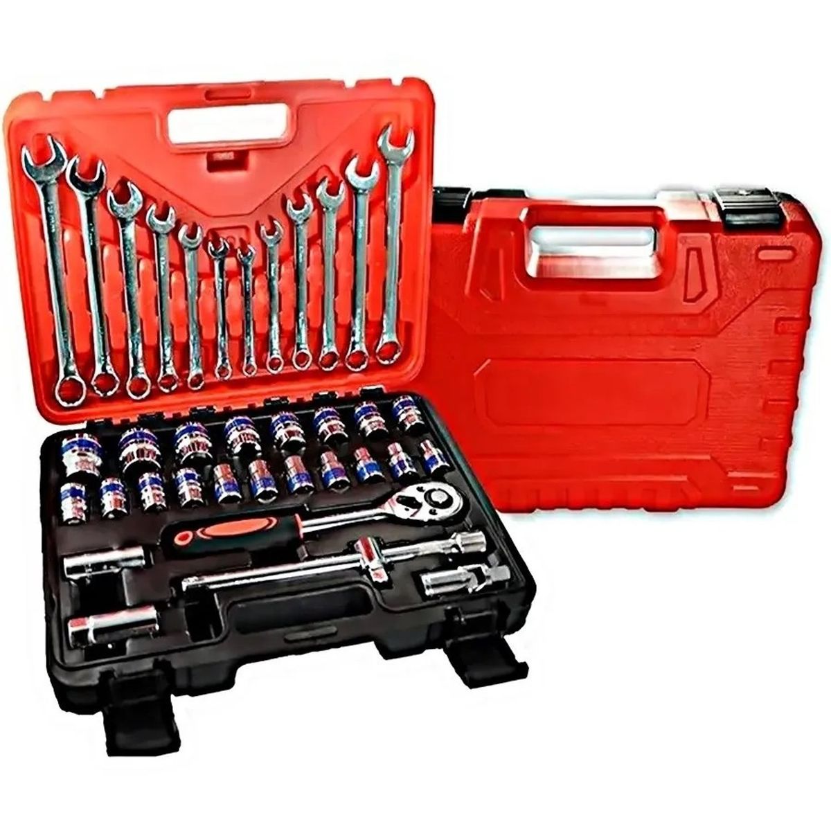 CHICAGO - Juego De Copas Con Ratchet Kit 37 Pcs Carro Moto