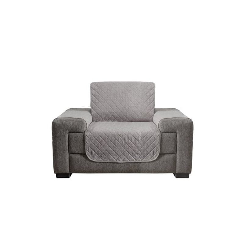 VIANNEY - Protector De Sala Gris Neutral 1 Puesto Vianney