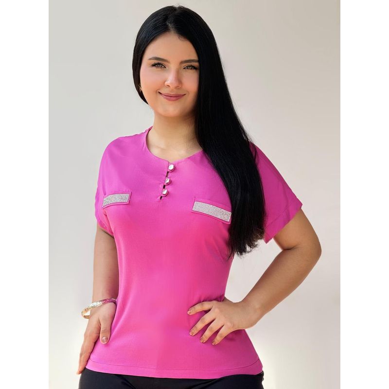 GENERICO - BLUSA MUJER ROSA LINDA  915