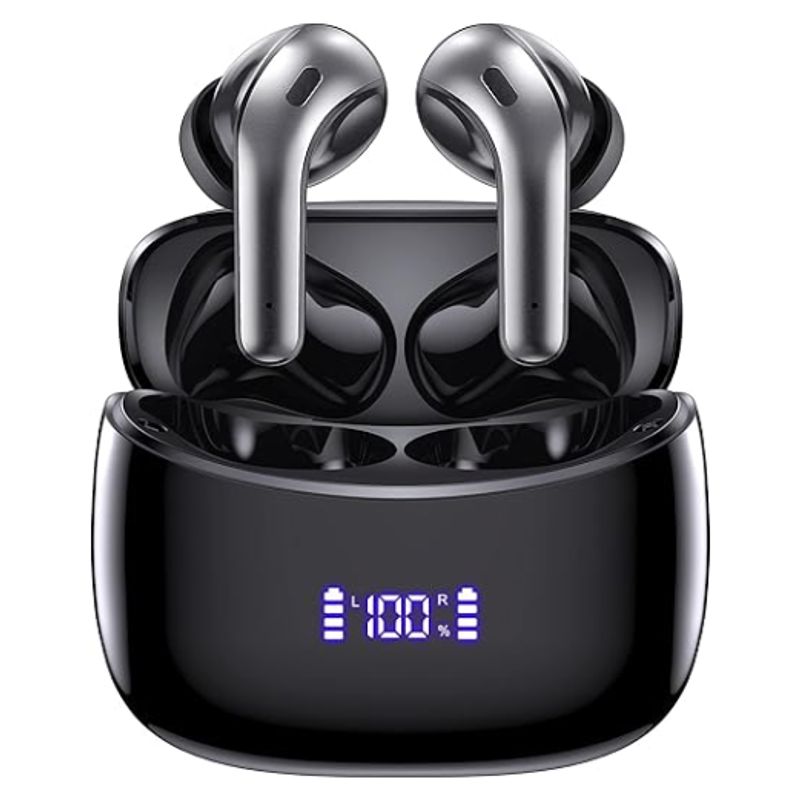 GENERAL - Auriculares Inalámbricos Bluetooth 5.4 Ipx7 Negro Zingbird