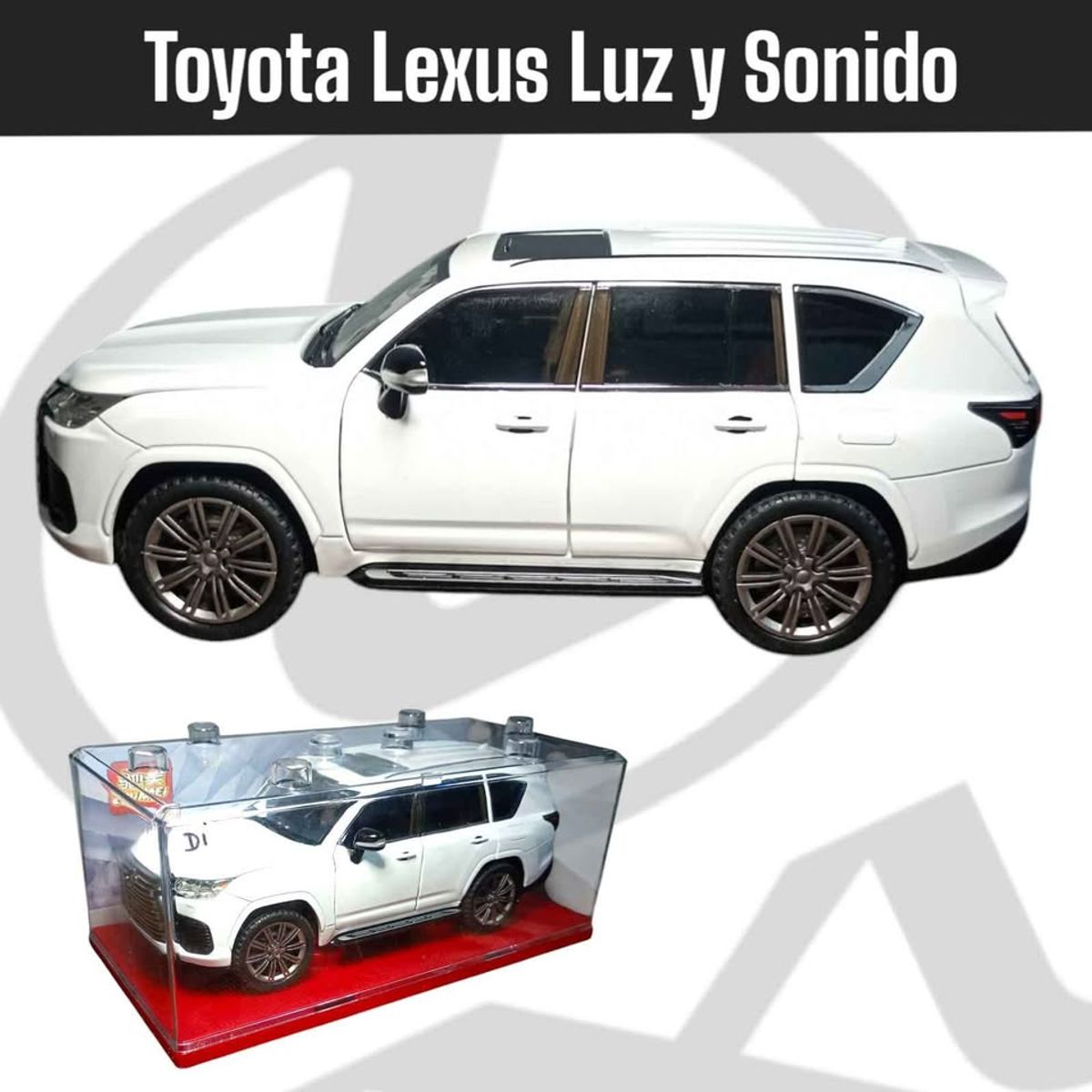 GENERICO - Auto Toyota Lexus a escala 1:24 con luz  y sonido