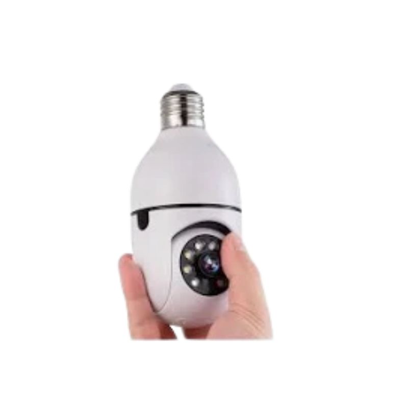 GENERICO - Camara Bombillo Seguridad Giratoria 360°