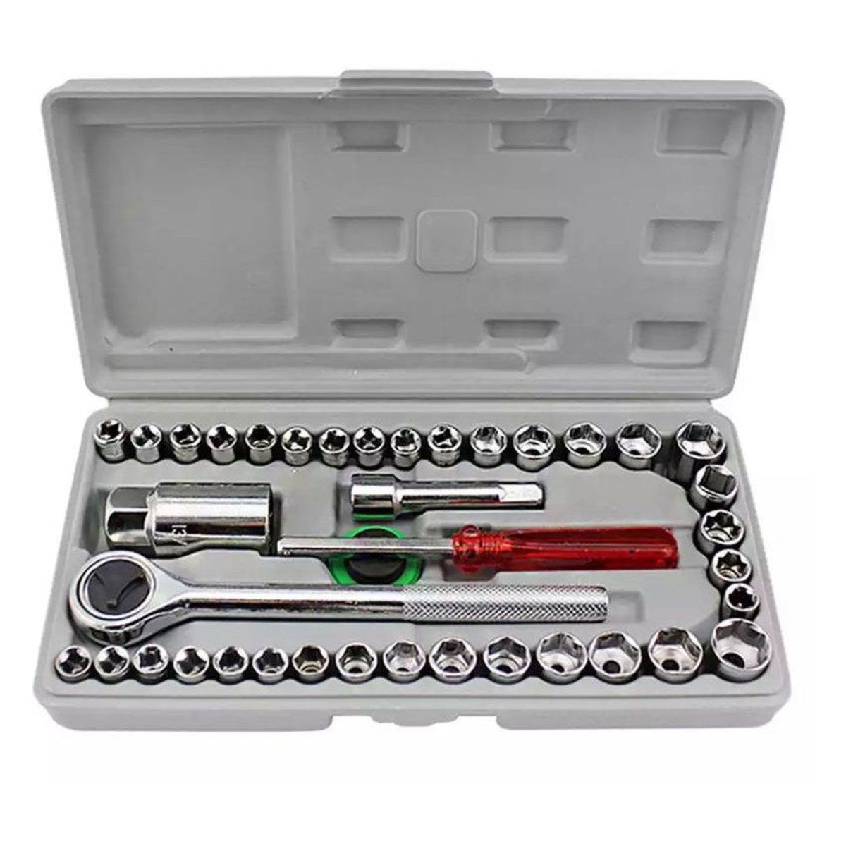 CHICAGO - Juego De Rachet Completo Atornilladores Kit Full Accesorios