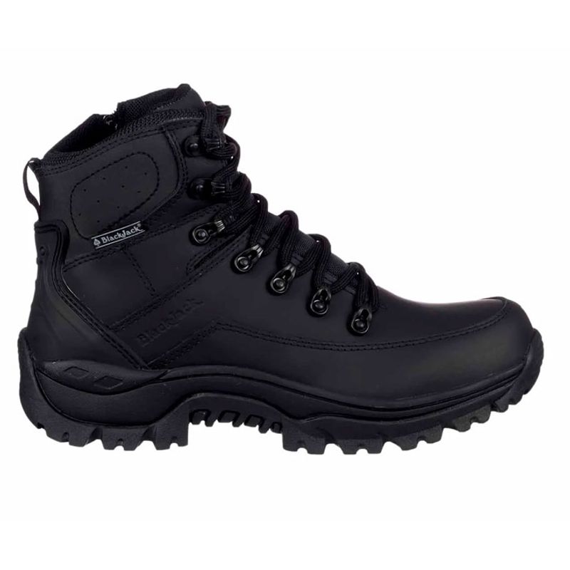 GENERICO - Bota Outdoor Cuero Negro Herreros Dortmund