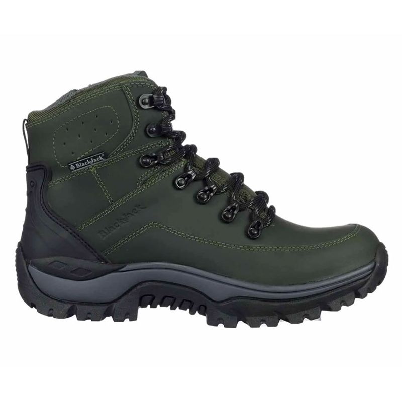 GENERICO - Bota Outdoor Cuero Verde Herreros Dortmund