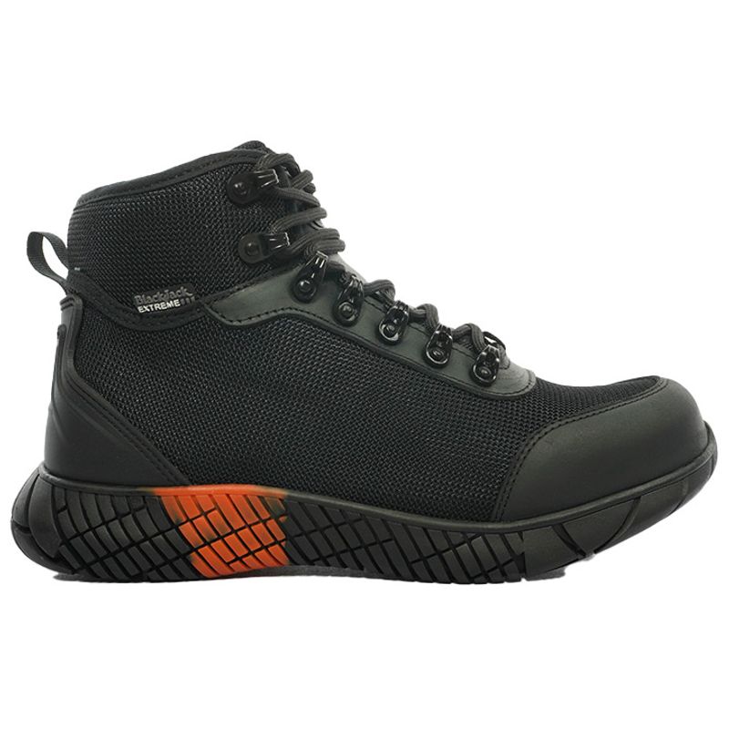 GENERICO - Bota Outdoor Cuero Negro Herreros Explorer