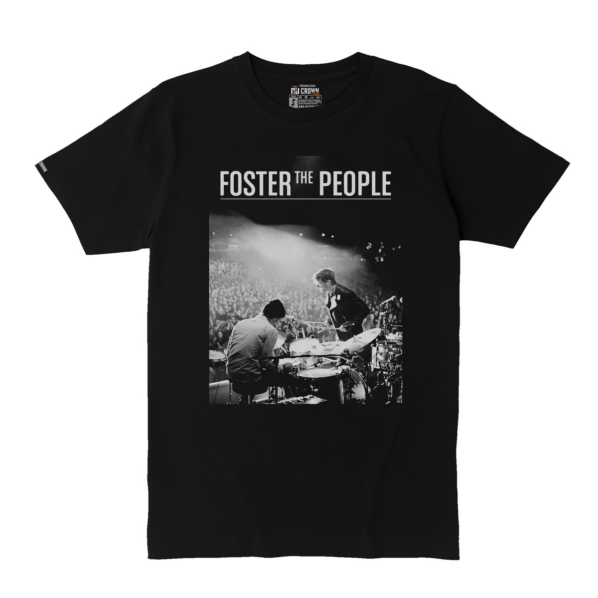 CREACIONES NU CROWN - Camiseta Foster The People Banda  Alternativa Pop Hombre Nu Crown