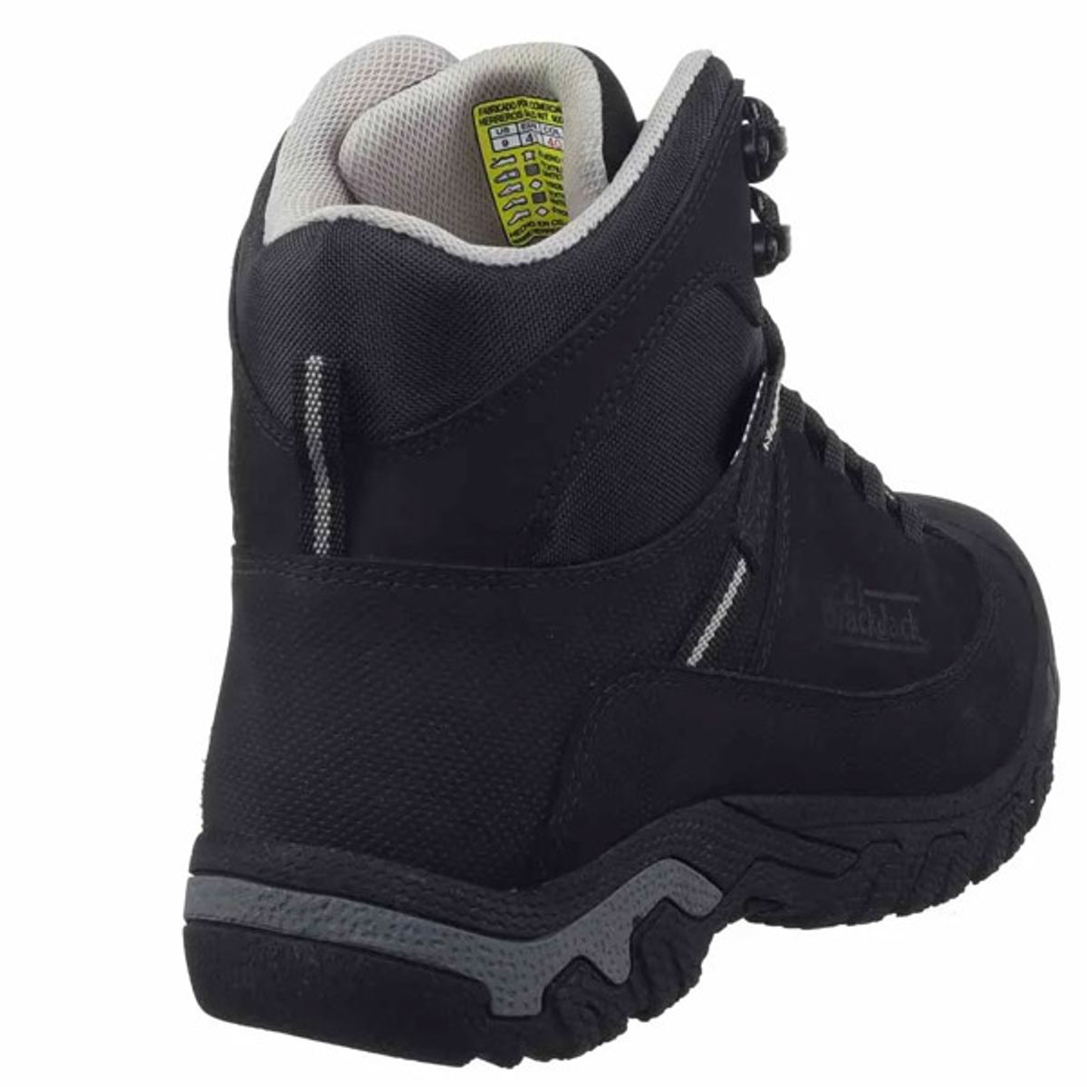 INCO - Bota Outdoor Cuero Negro Herreros Ghost