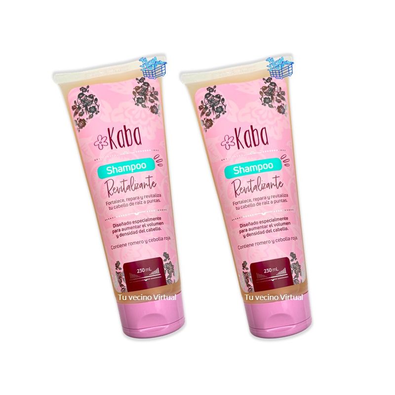 KABA - Shampoo Revitalizante Kaba x2