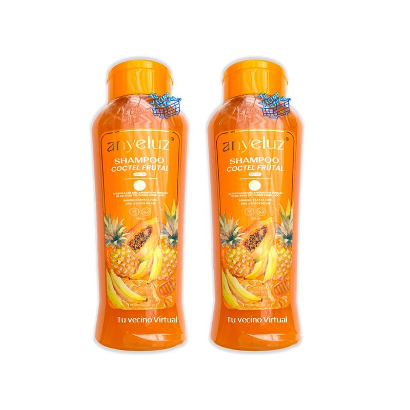 ANYELUZ - Shampoo Coctel de Frutas Anyeluz X2