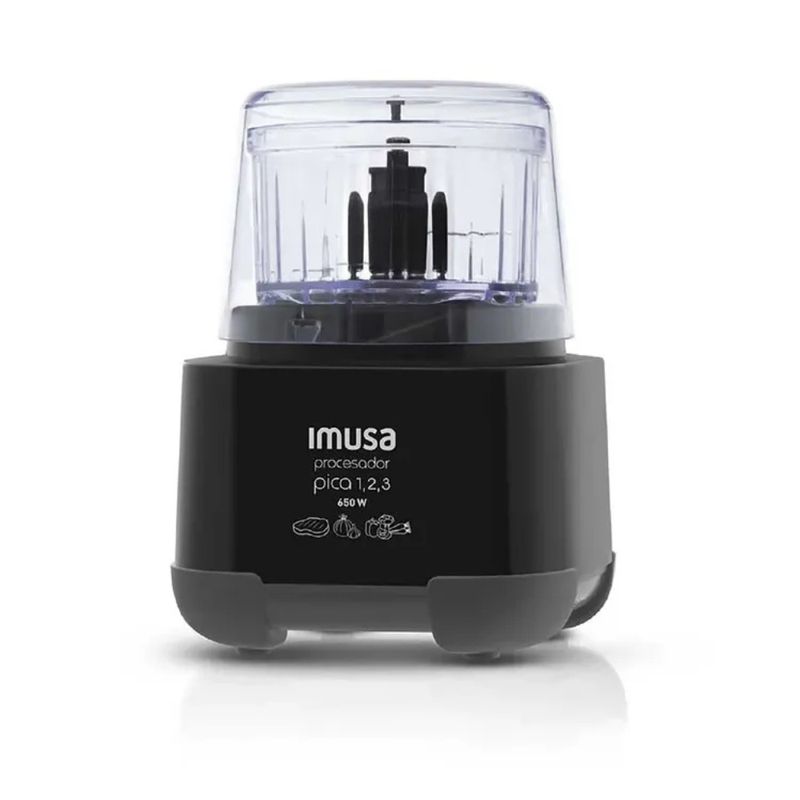 IMUSA - Procesador IMUSA Picatodo 123 Negro 650 Watts