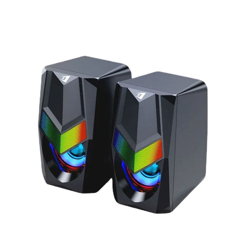 GENERICO - Parlantes Gamer Para Pc Rgb Jertech S3 5w