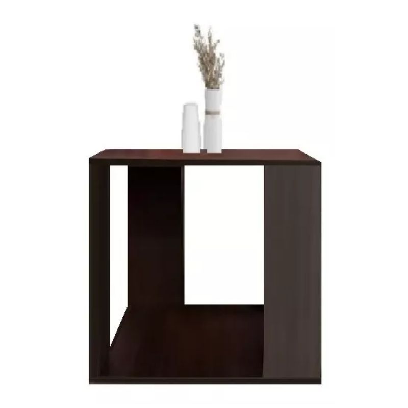 GENERICO - Mesa De Centro Mesa Auxiliar mueble auxiliar color wengue minimalista