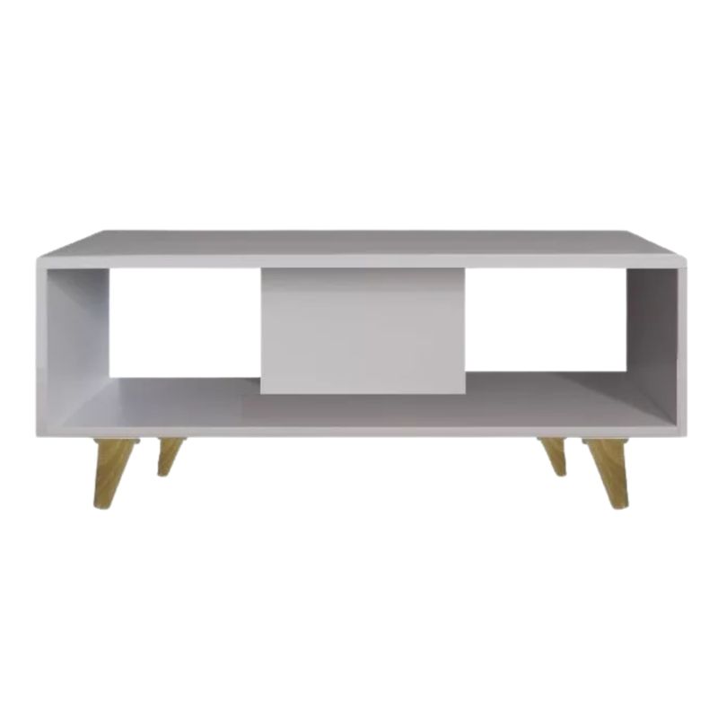 GENERICO - Mesa De Centro Mesa Auxiliar Mesa para Sala Minimalista blanco