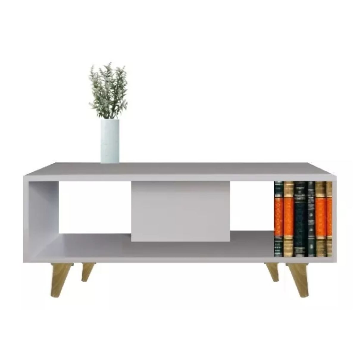 GENERICO - Mesa De Centro Mesa Auxiliar Mesa para Sala Minimalista blanco