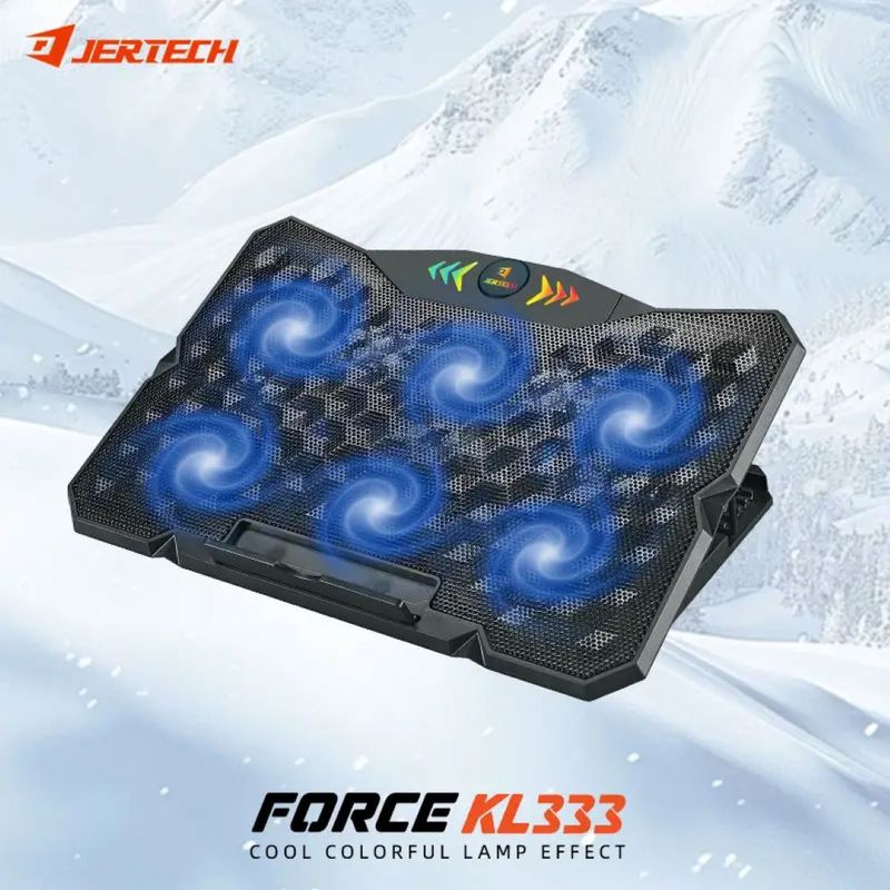 GENERICO - Base Refrigerante Portátil Para Computador 6 Ventiladores
