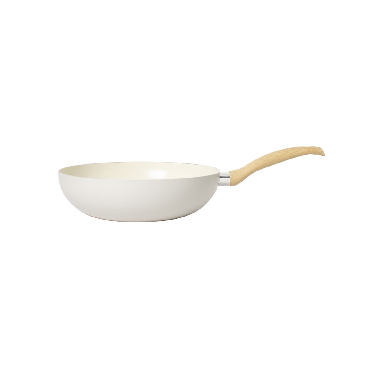 ILKO - Wok ILKO Antiadherente Cerámico blanco 28cm