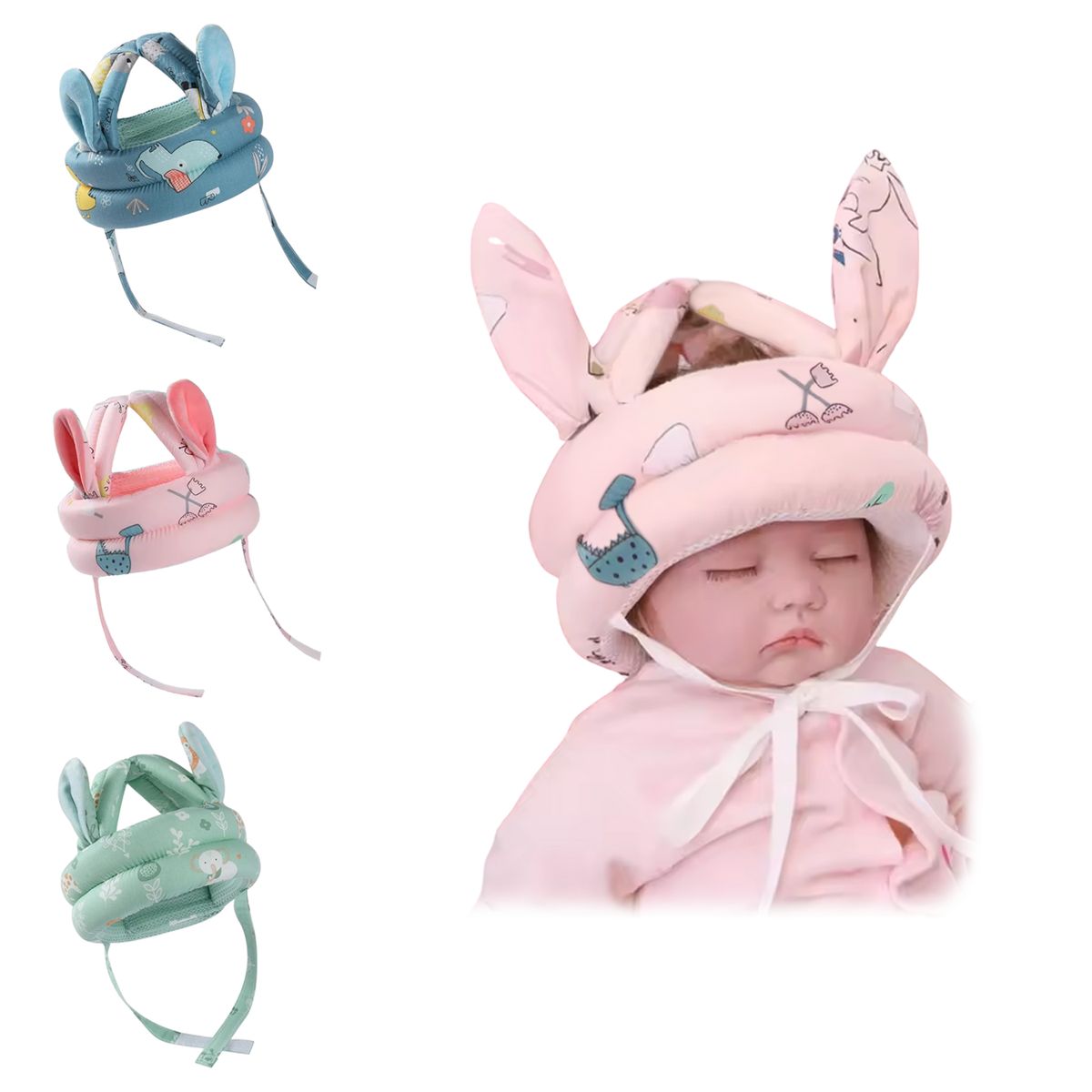 BABY ON - Gorro Casco Protector De Golpes Cabeza Para Bebés 6-36 Meses