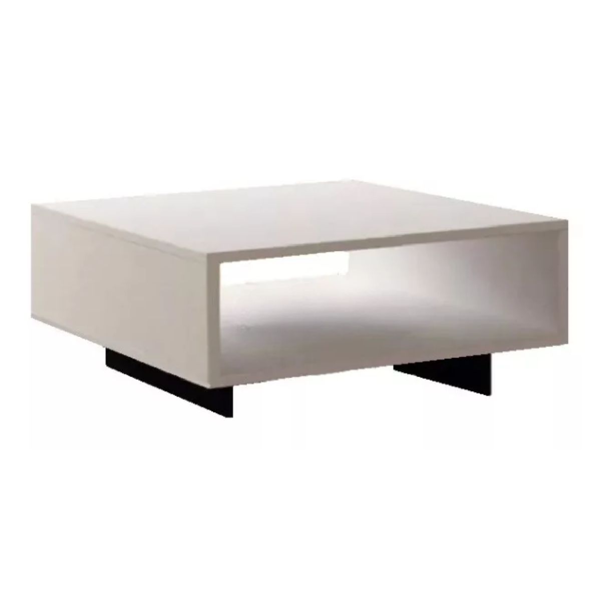 GENERICO - Mesa De Centro Mesa Auxiliar Para Sala Sujeta Libros mueble blanco