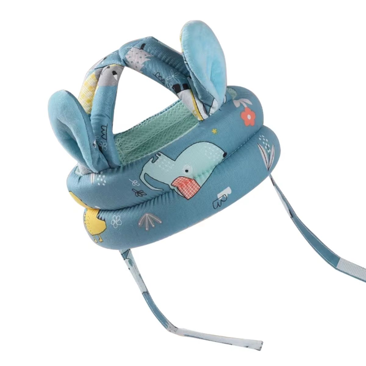 BABY ON - Gorro Casco Protector De Golpes Cabeza Bebés 6-36 Meses Azul