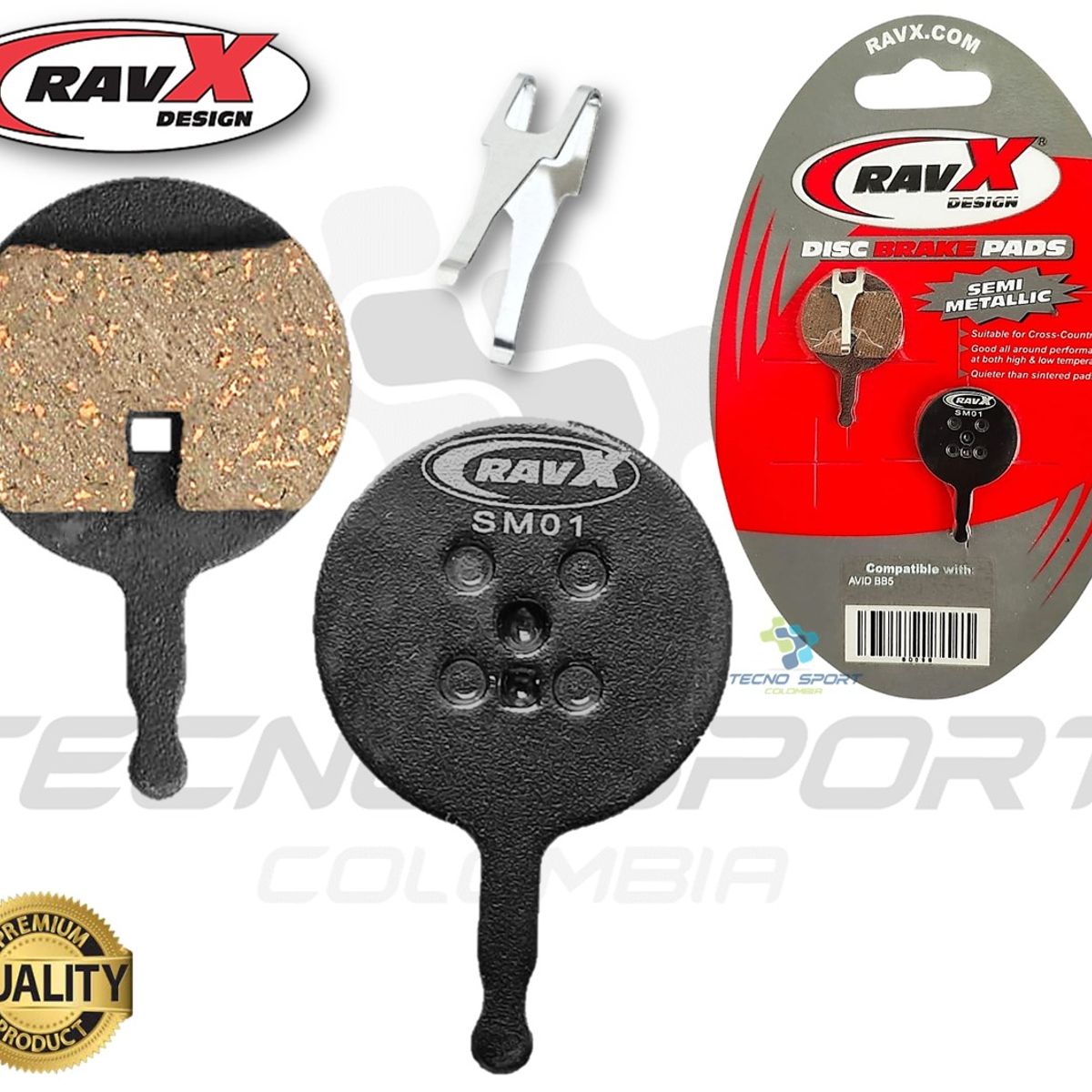 GENERICO - Pastilla Freno Ravx Avid Juicy Bb5 Semimetal