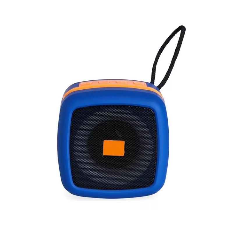 GENERICO - Mini Parlante Portátil Porta Celular Luz LED Con Bluetooth